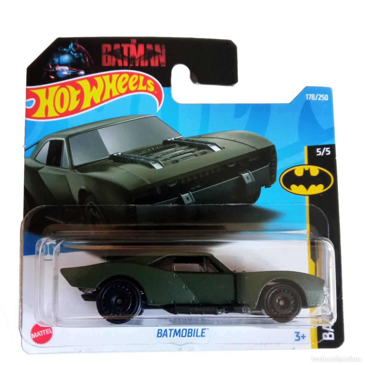 Coches a escala Hot Wheels: Batmobile Dark Green BATMAN 2022-Hot Wheels