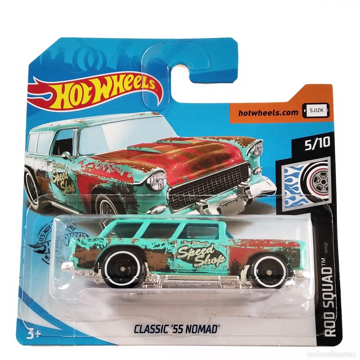 Coches a escala Hot Wheels: Classic 55 Nomad ROD SQUAD 2019-Hot Wheels
