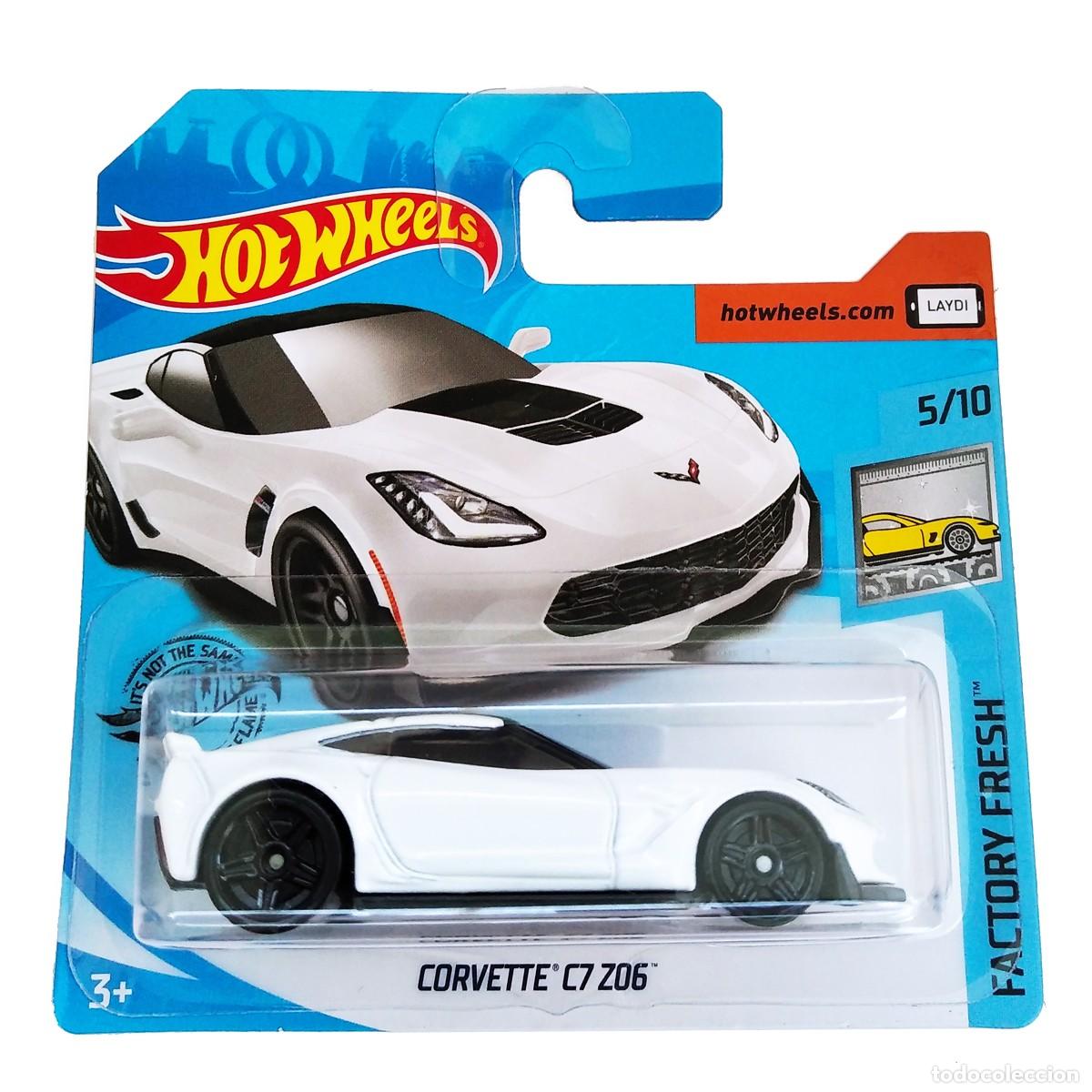 Modellautos Hot Wheels: Corvette C7 Z06 White FACTORY FRESH 2020-Hot Wheels