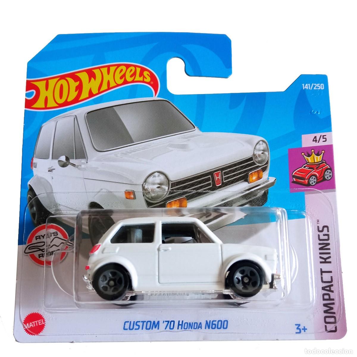 Modellautos Hot Wheels: Custom 70 Honda N600 White COMPACT KINGS 2022-Hot Wheels