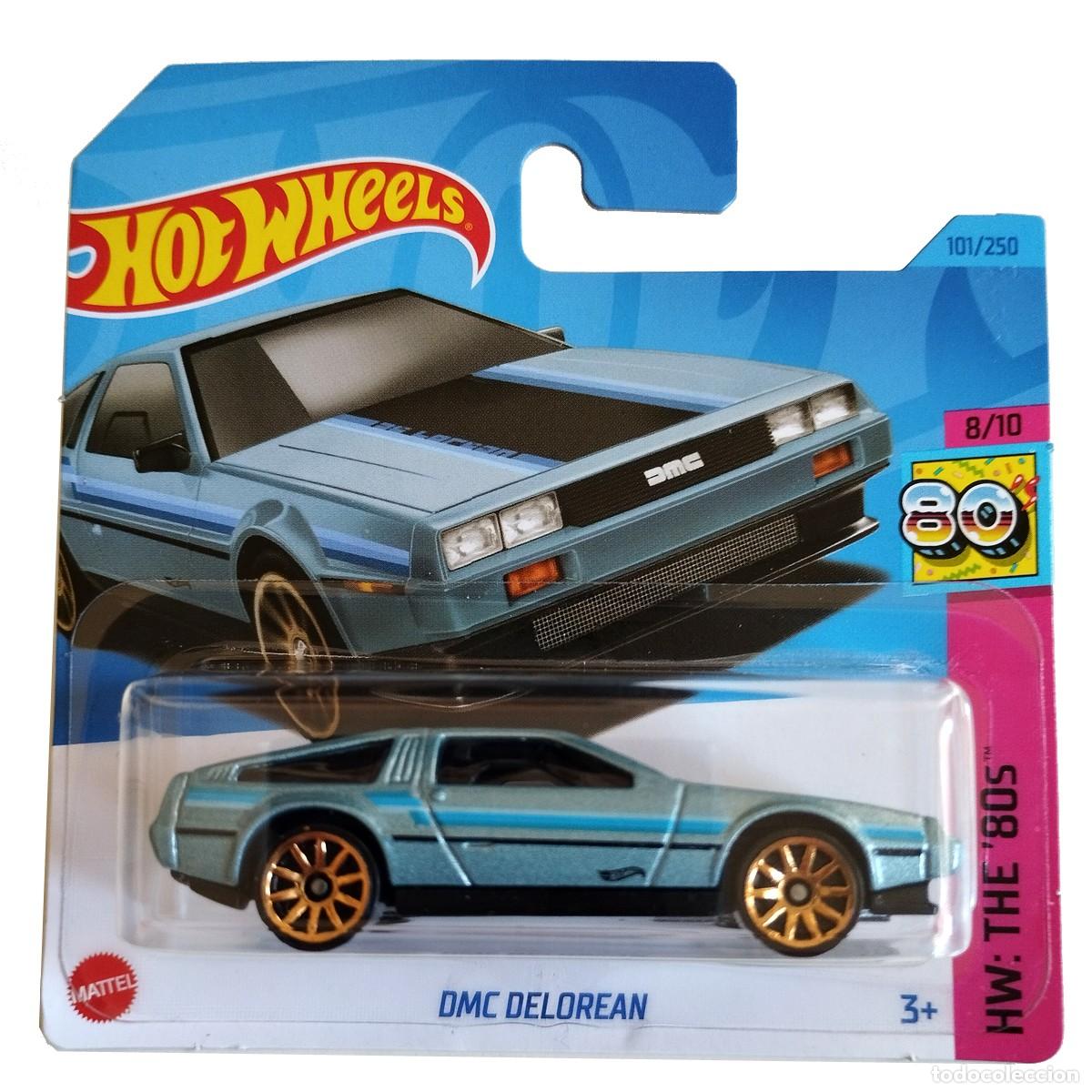 Modellautos Hot Wheels: DMC DeLorean Blue HW THE 80S 2023-Hot Wheels