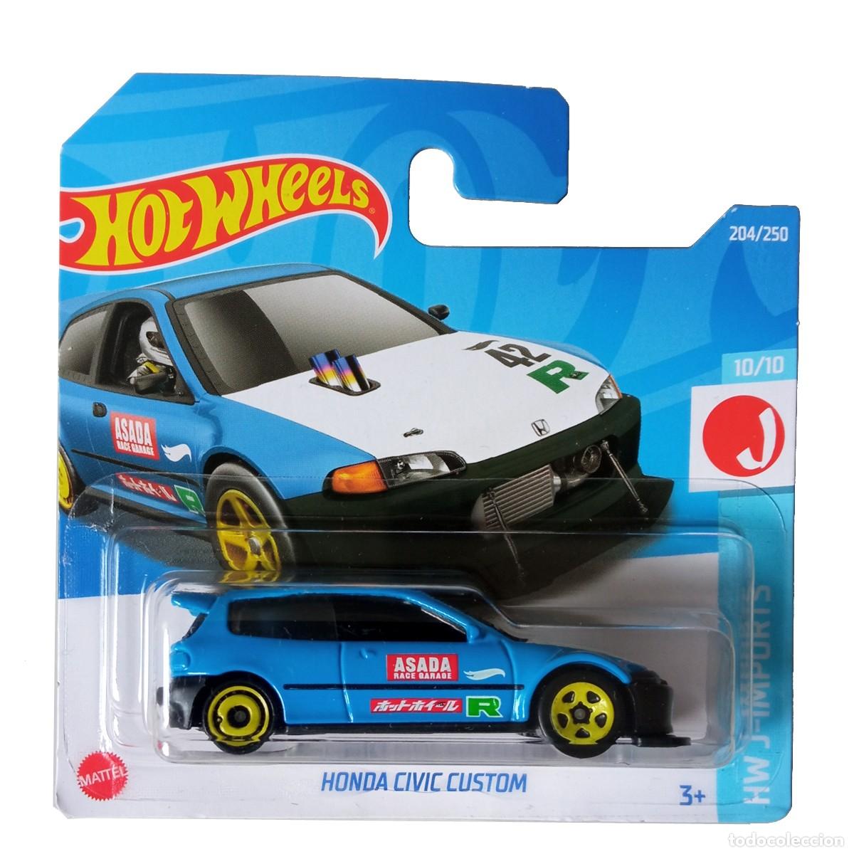Modellautos Hot Wheels: Honda Civic Custom Blue HW J-IMPORTS 2022-Hot Wheels