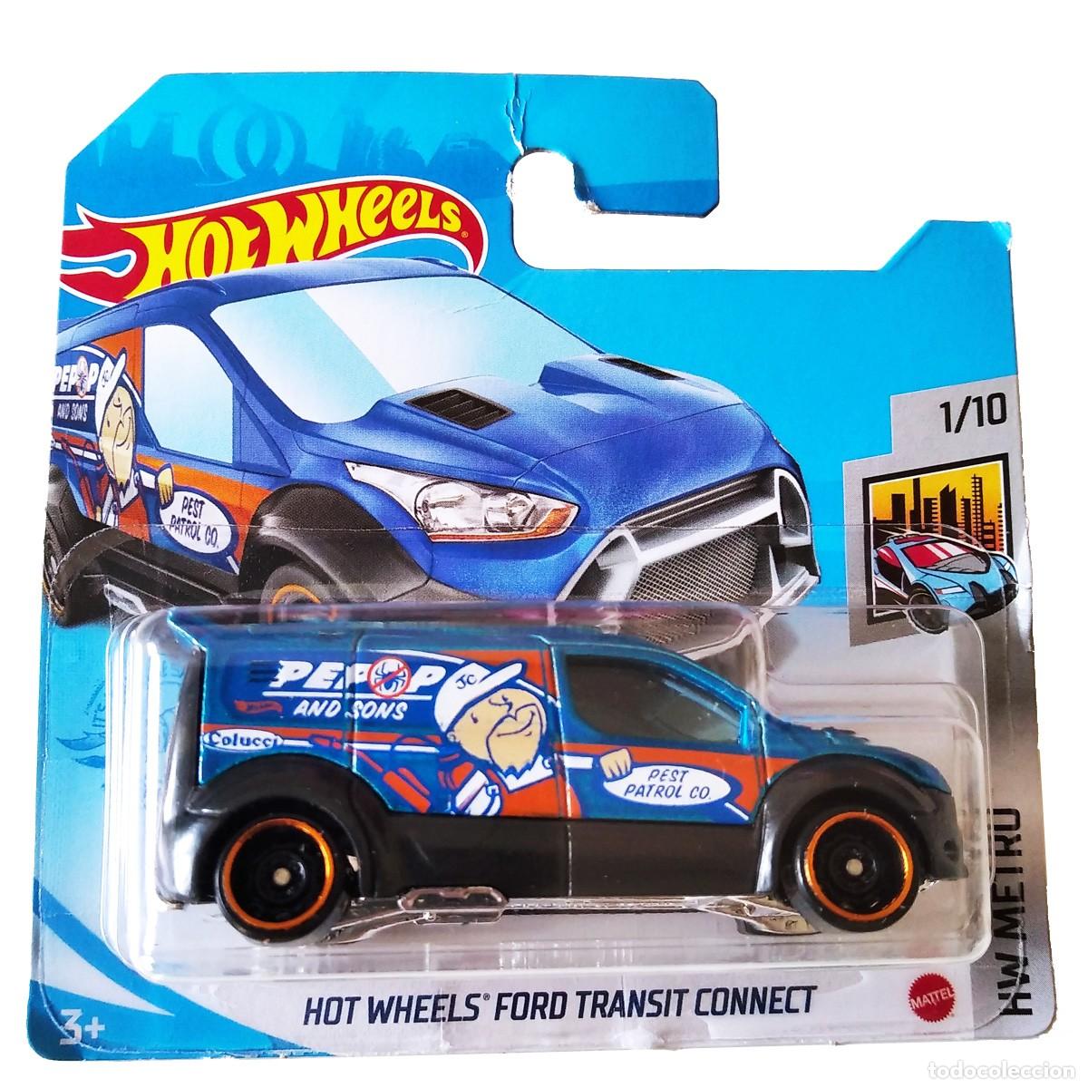 Modellautos Hot Wheels: Hot Wheels Ford Transit Connect Blue HW METRO 2020-Hot Wheels