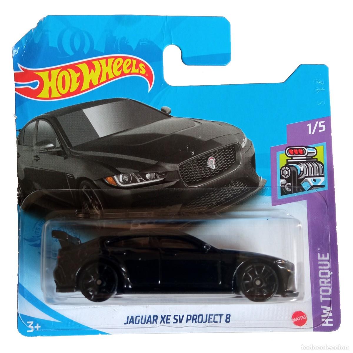 Coches a escala Hot Wheels: Jaguar XE SV Project 8 Black HW TORQUE 2021-Hot Wheels