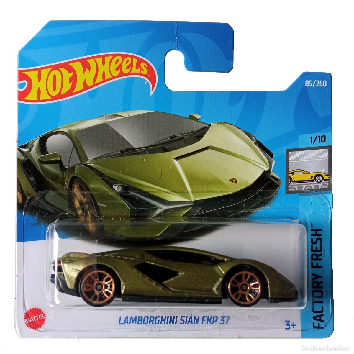 Modellautos Hot Wheels: Lamborghini Si&aacute;n FKP 37 Olive Green FACTORY FRESH 2022-Hot Wheels
