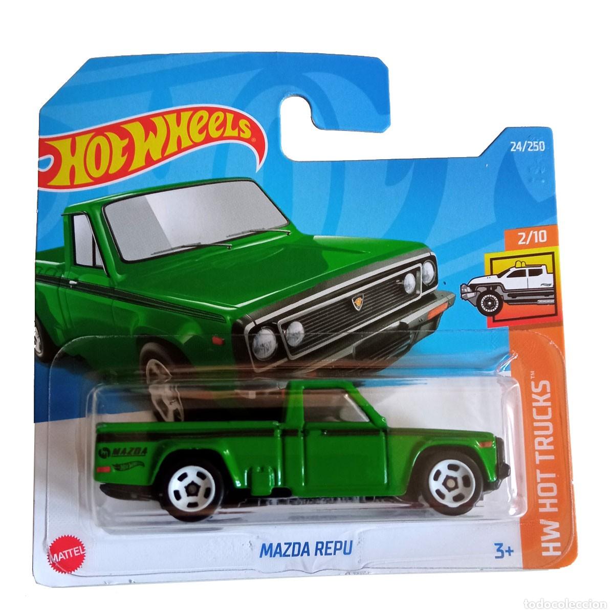 Auto in scala Hot Wheels: Mazda Repu Green HW HOT TRUCKS 2022-Hot Wheels