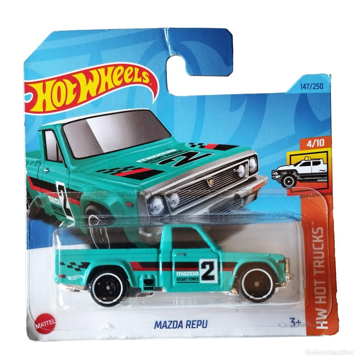 Auto in scala Hot Wheels: Mazda Repu Turquoise HW HOT TRUCKS 2023-Hot Wheels