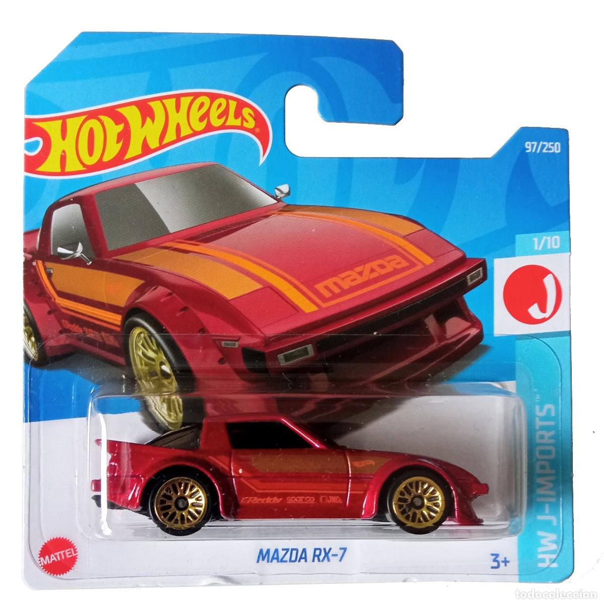 Auto in scala Hot Wheels: Mazda RX-7 Garnet HW J-IMPORTS 2022-Hot Wheels