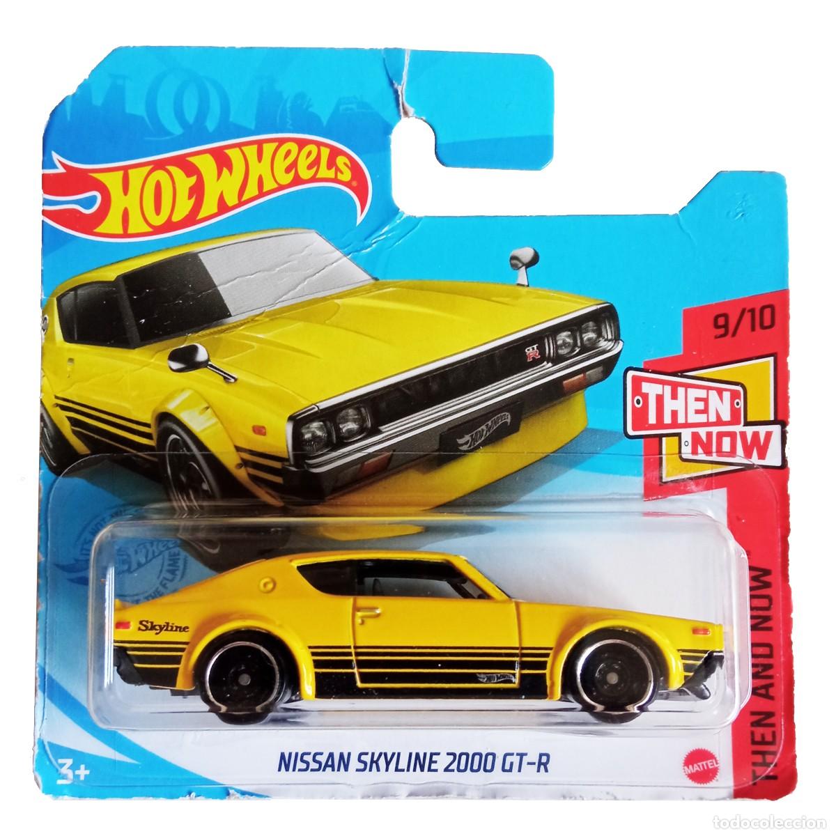 Modellautos Hot Wheels: Nissan Skyline 2000 GT-R Yellow THEN AND NOW 2021-Hot Wheels