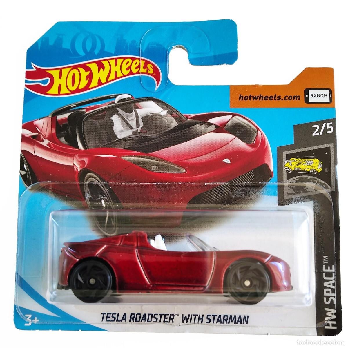 Modellautos Hot Wheels: Tesla Roadster with Starman Garnet HW SPACE 2019-Hot Wheels