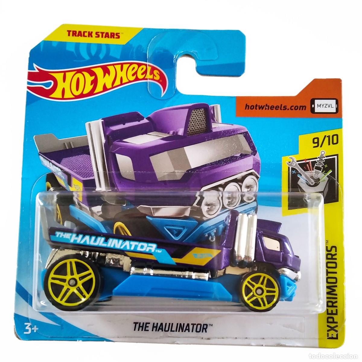 Carros em escala Hot Wheels: The Haulinator Purple EXPERIMOTORS 2019-Hot Wheels