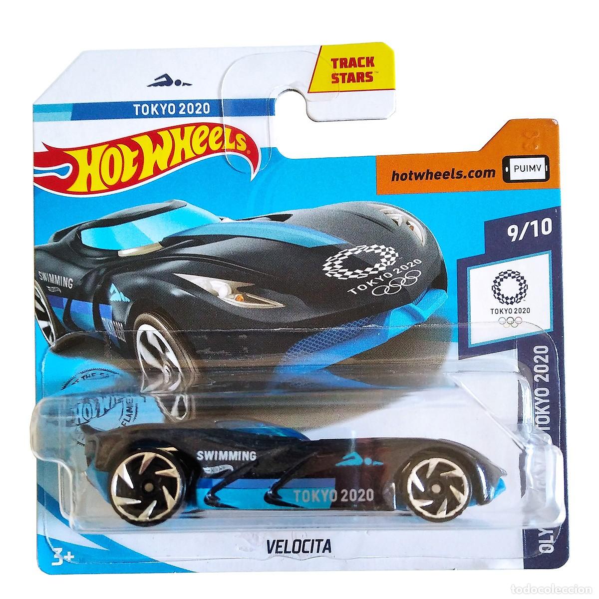 Carros em escala Hot Wheels: Velocita Blue OLYMPIC GAMES TOKYO 2020-Hot Wheels