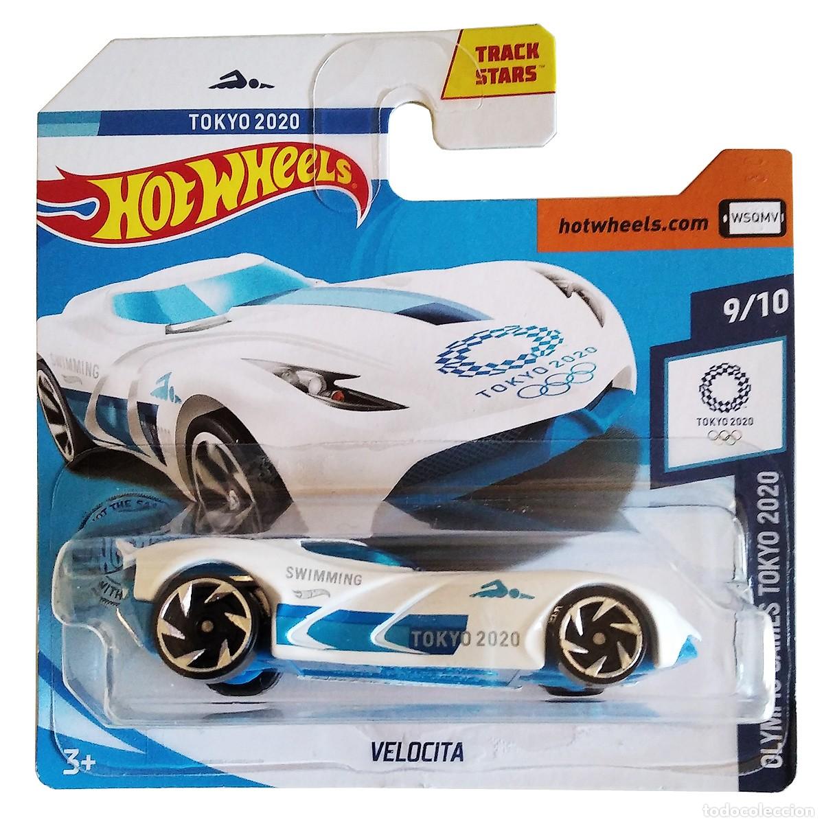 Carros em escala Hot Wheels: Velocita White OLYMPIC GAMES TOKYO 2020-Hot Wheels