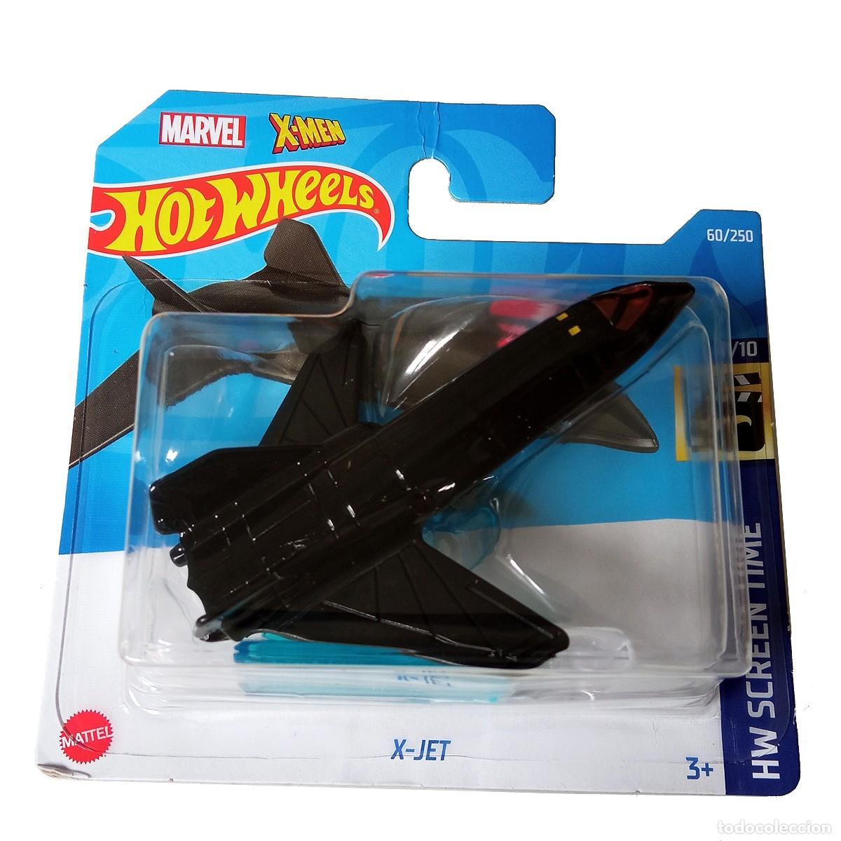 Modellautos Hot Wheels: X-Jet Marvel X-Men Black HW SCREEN TIME 2022-Hot Wheels