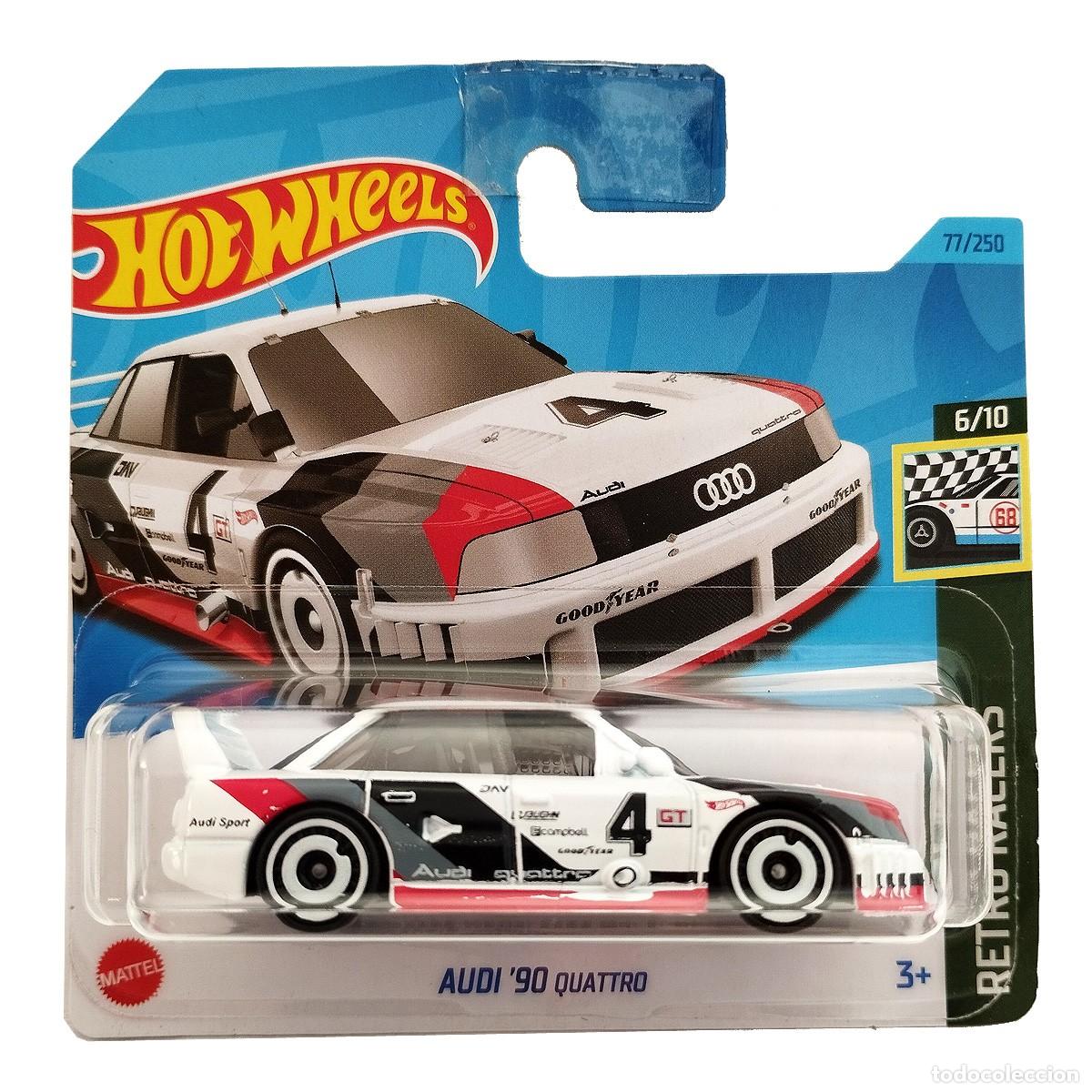 Auto in scala Hot Wheels: Audi 90 Quattro White RETRO RACERS 2023-Hot Wheels