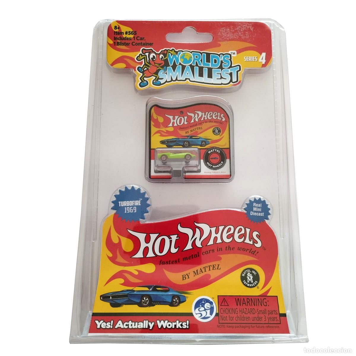 Auto in scala Hot Wheels: Turbofire 1969 Green Wolds Smallest Hot Wheels Series 4