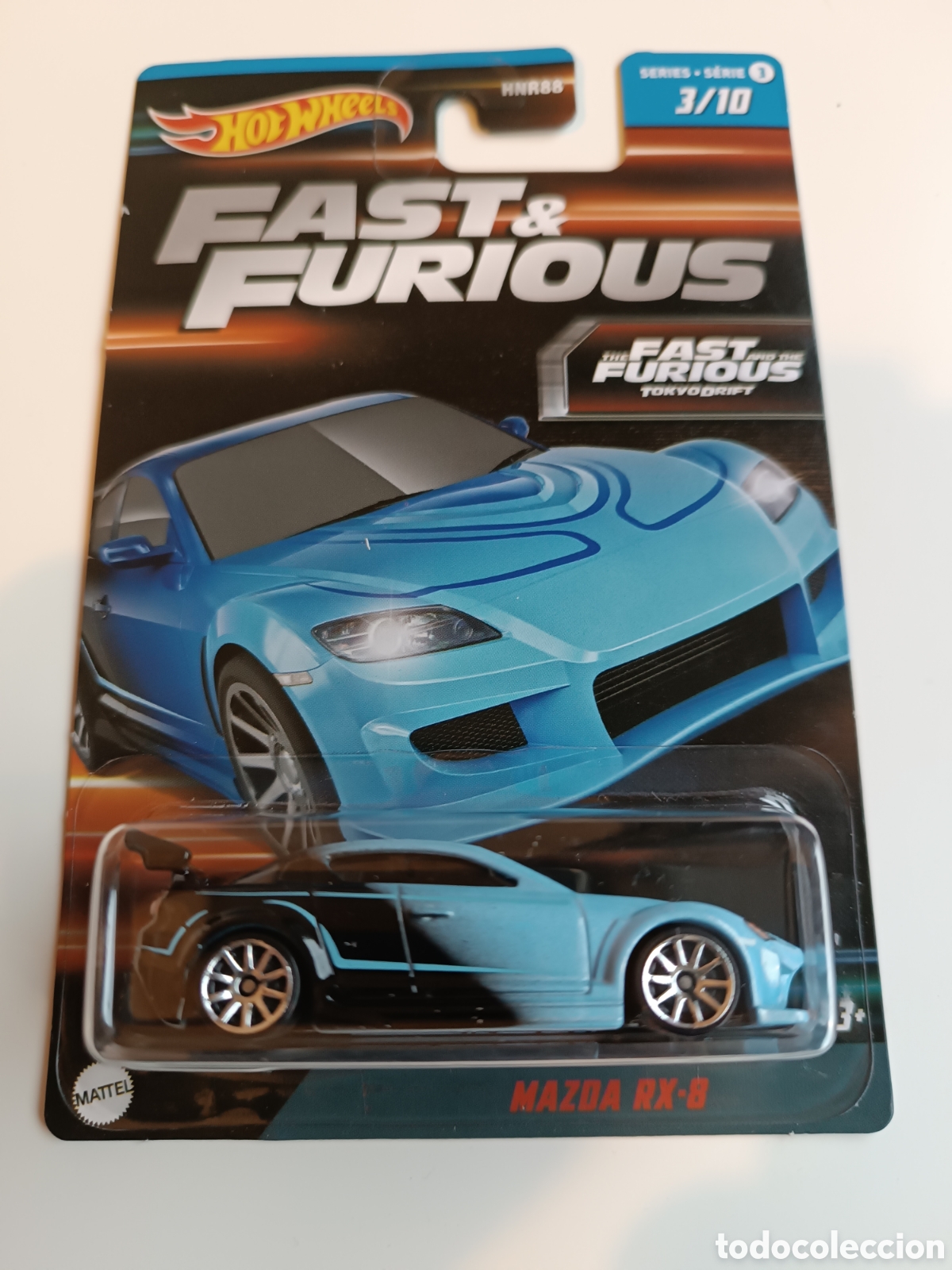 Auto in scala Hot Wheels: HOT WHEELS MAZDA RX8. COCHE COLECCION 1/64 FAST AND FURIOUS SERIE 3 2023.