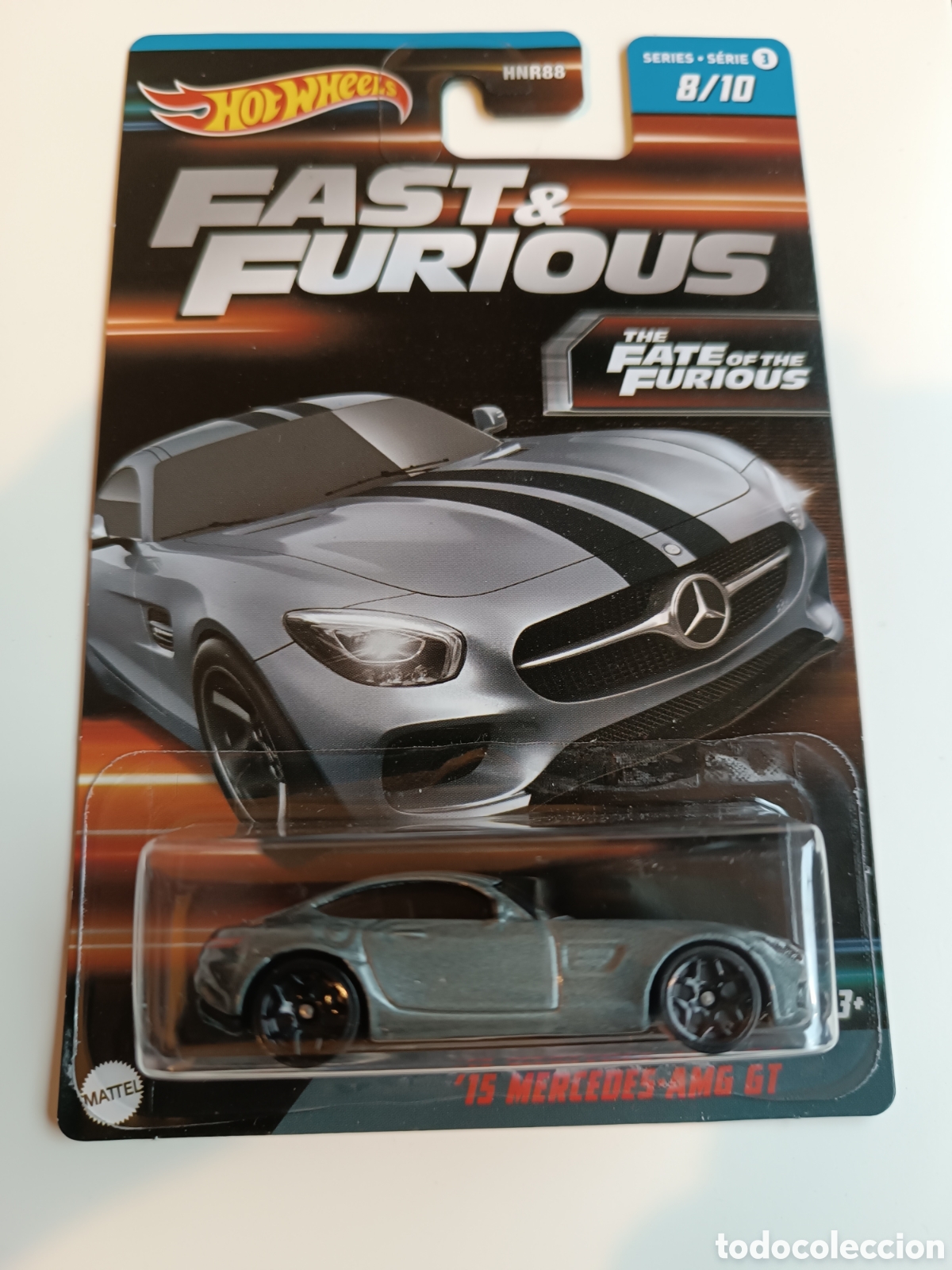 Voitures miniatures Hot Wheels: HOT WHEELS '15 MERCEDES AMG GT. COCHE COLECCION 1/64 FAST AND FURIOUS SERIE 3 2023.