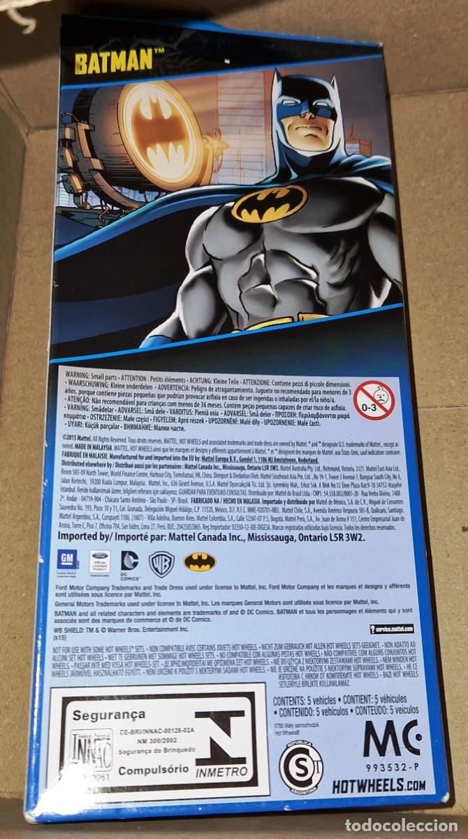 Coches a escala Hot Wheels: Hot wheels 2015 - Pack 5 Batman - Foto 2