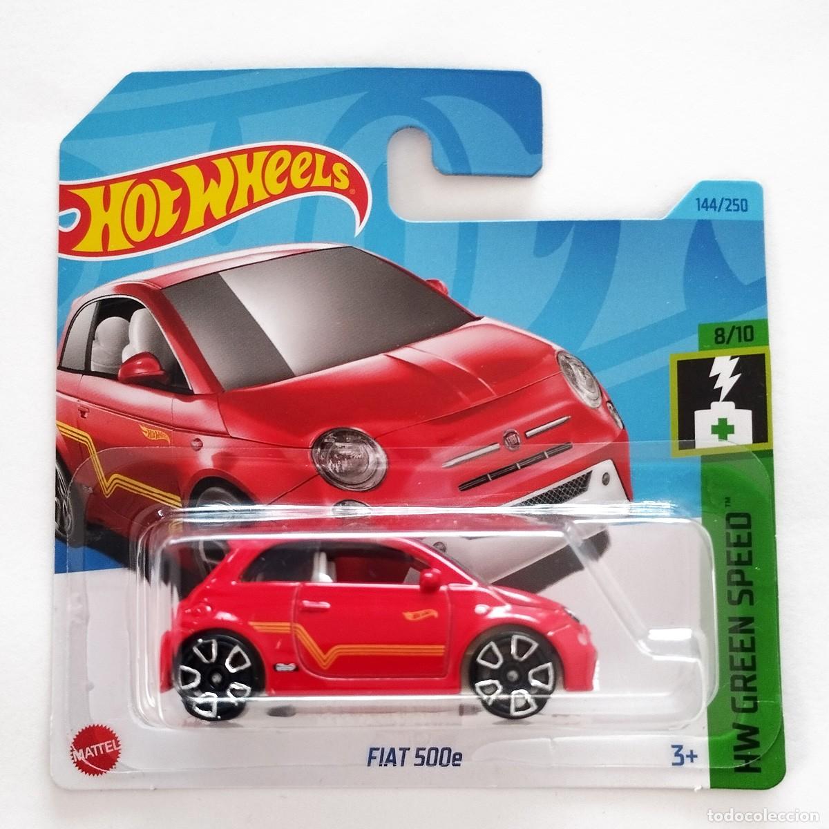 Modellautos Hot Wheels: Fiat 500e Red HW GREEN SPEED 2023-Hot Wheels