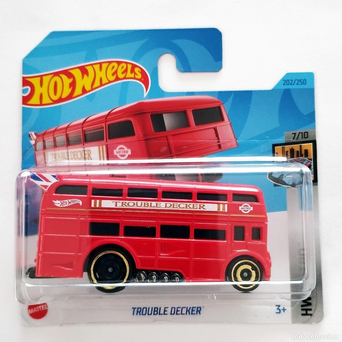 Modellautos Hot Wheels: Trouble Decker Red HW METRO 2023-Hot Wheels