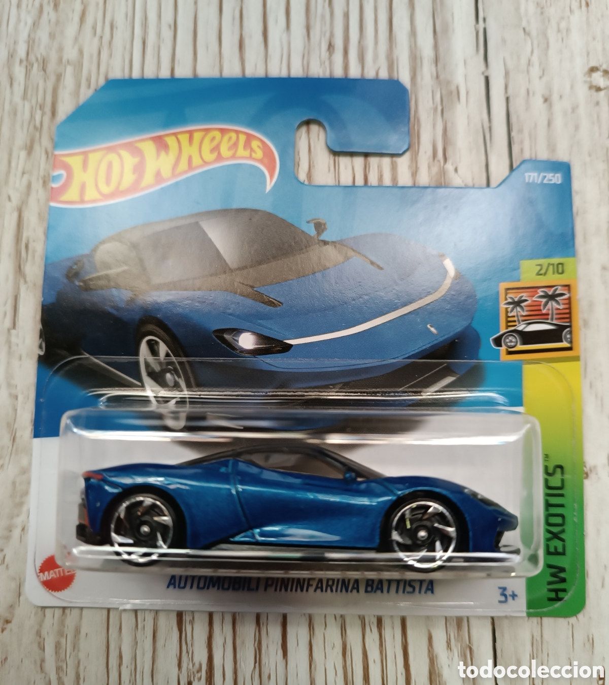 Model cars Hot Wheels: HOT WHEELS 2022 AUTOMOBILI PININFARINA BATTISTA AZUL (3). HOTWHEELS 1/64. HW EXOTICS 2022.