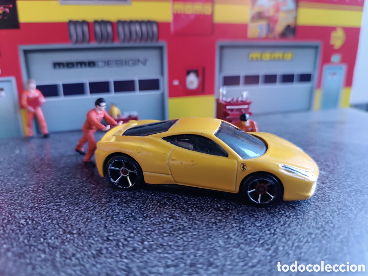 Voitures miniatures Hot Wheels: HOT WHEELS FERRARI 458 ITALIA AMARILLO. COCHE COLECCION 1/64 FERRARI SUELTO LOOSE.