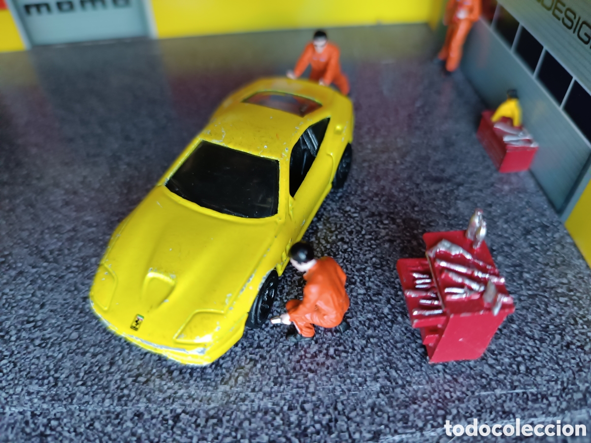 Carros em escala Hot Wheels: HOT WHEELS FERRARI 550 MARANELLO AMARILLO. COCHE COLECCION 1/64 FERRARI SUELTO LOOSE.