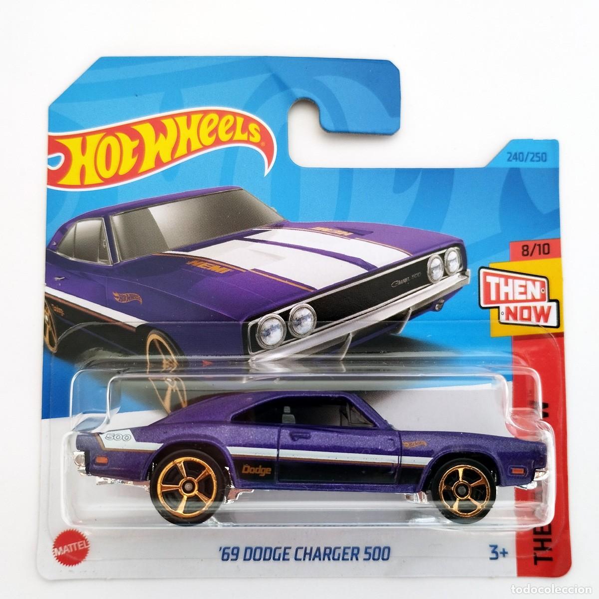 Modellautos Hot Wheels: 69 Dodge Charger 500 Violet THEN AND NOW 2023-Hot Wheels