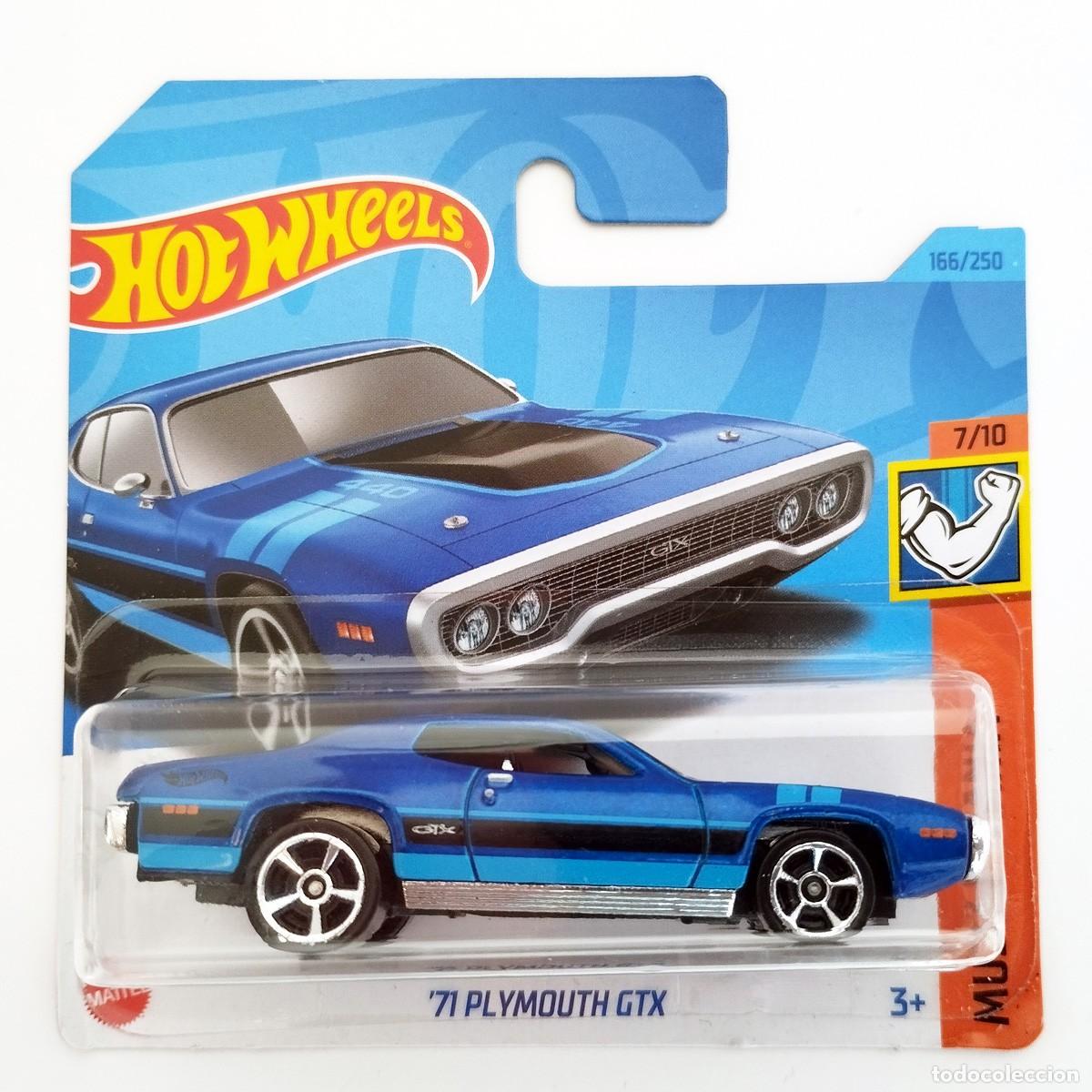 Modellautos Hot Wheels: 71 Plymouth GTX Navy MUSCLE MANIA 2023-Hot Wheels