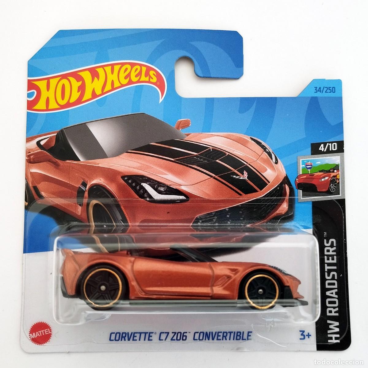 Modellautos Hot Wheels: Corvette C7 Z06 Convertible Rosegold HW ROADSTERS 2023-Hot Wheels