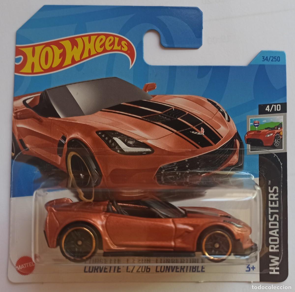 Voitures miniatures Hot Wheels: HOT WHEELS CORVETTE C7 Z06 CONVERTIBLE. HW ROADSTERS 4/10