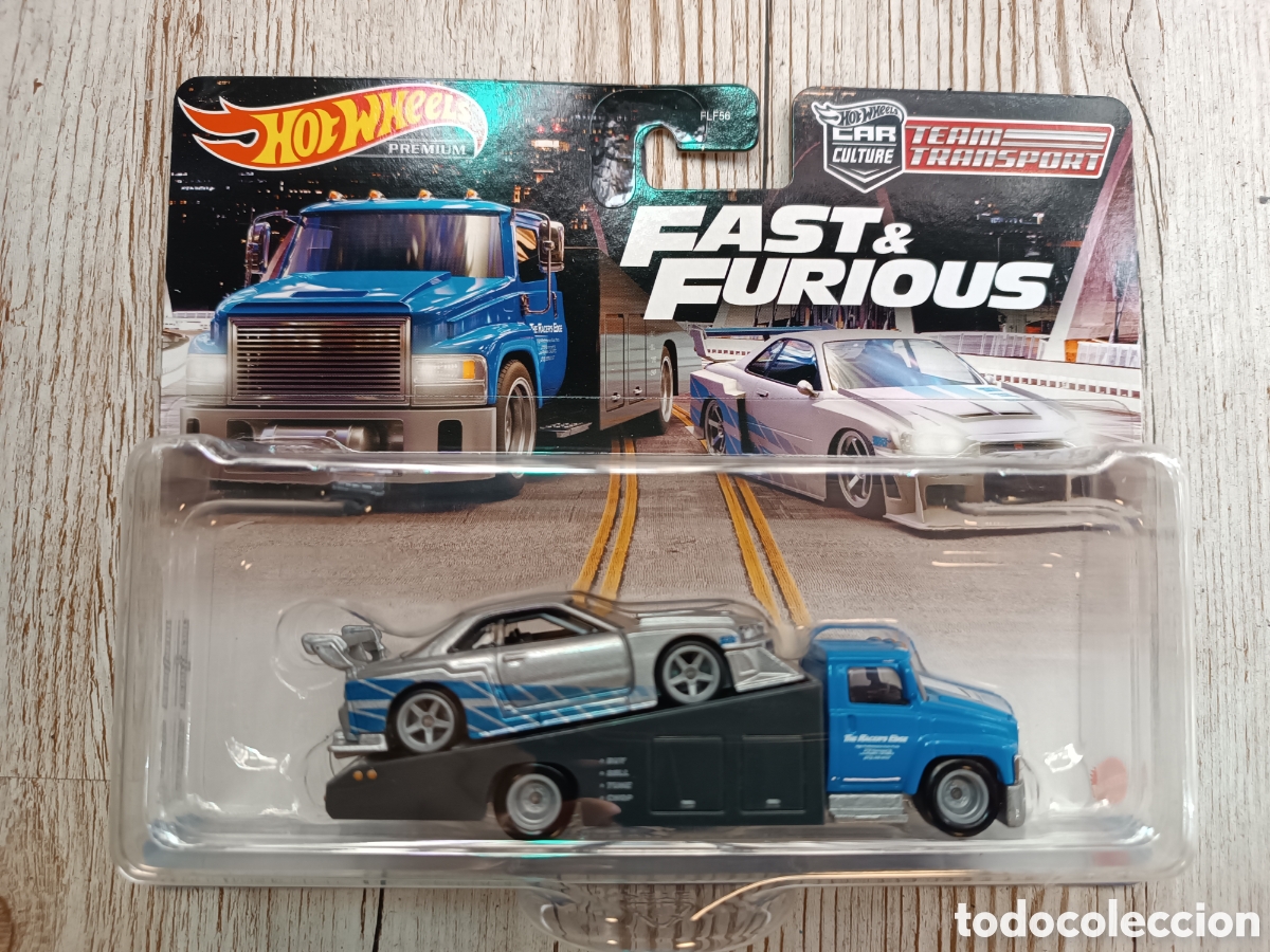 Auto in scala Hot Wheels: HOT WHEELS PREMIUM TEAM TRANSPORT LB-ER34 NISSAN SKYLINE F&F. COCHE COLECCION 1/64 FAST AND FURIOUS.
