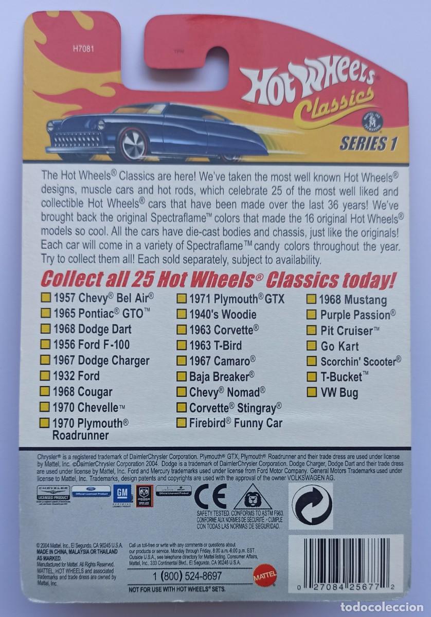 Coches a escala Hot Wheels: HOT WHEELS CLASSICS. CHEVY NOMAD. SERIES 1. - Foto 3
