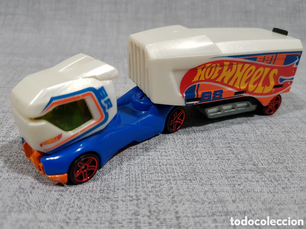Voitures miniatures Hot Wheels: HOT WHEELS TRACK STARS AERO BLAST BFM66 CAMI&Oacute;N CON REMOLQUE A&Ntilde;O 2014 MATTEL