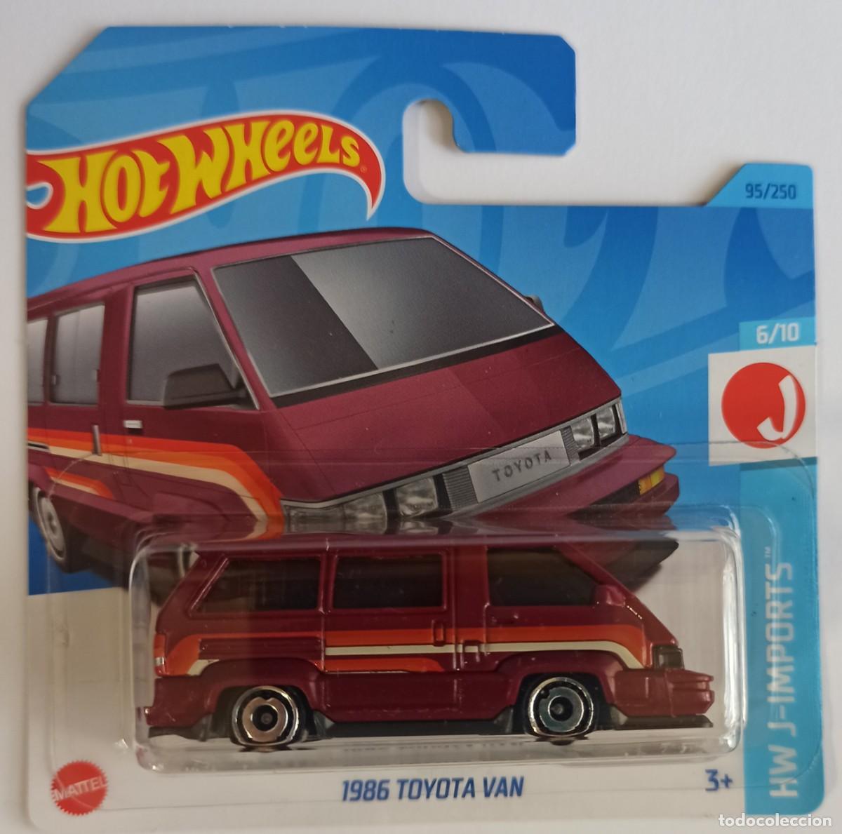 Auto in scala Hot Wheels: HOT WHEELS 1986 TOYOTA VAN. HW J-IMPORTS 6/10