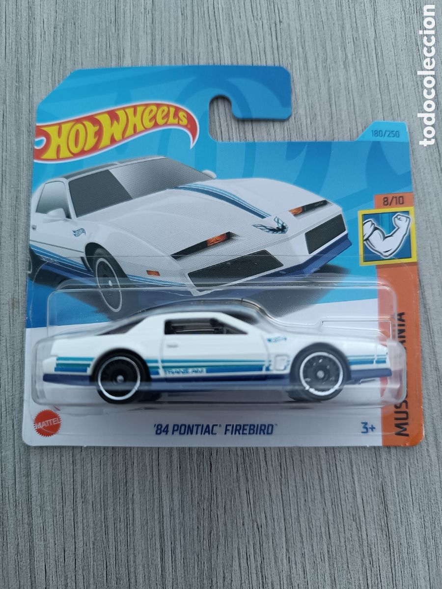 Modellautos Hot Wheels: HOT WHEELS PONTIAC FIREBIRD BLANCO. COCHE COLECCION 1/64 MUSCLEMANIA 2023.