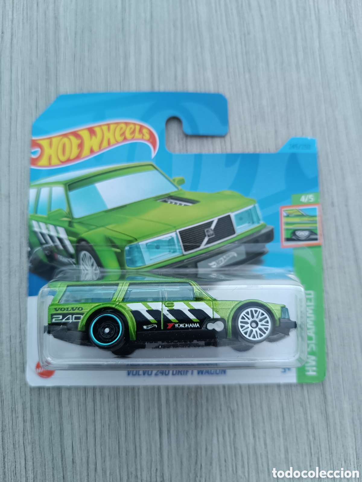 Modellautos Hot Wheels: HOT WHEELS VOLVO 240 DRIFT WAGON VERDE. COCHE COLECCION 1/64 HW SCAMMED 2023.