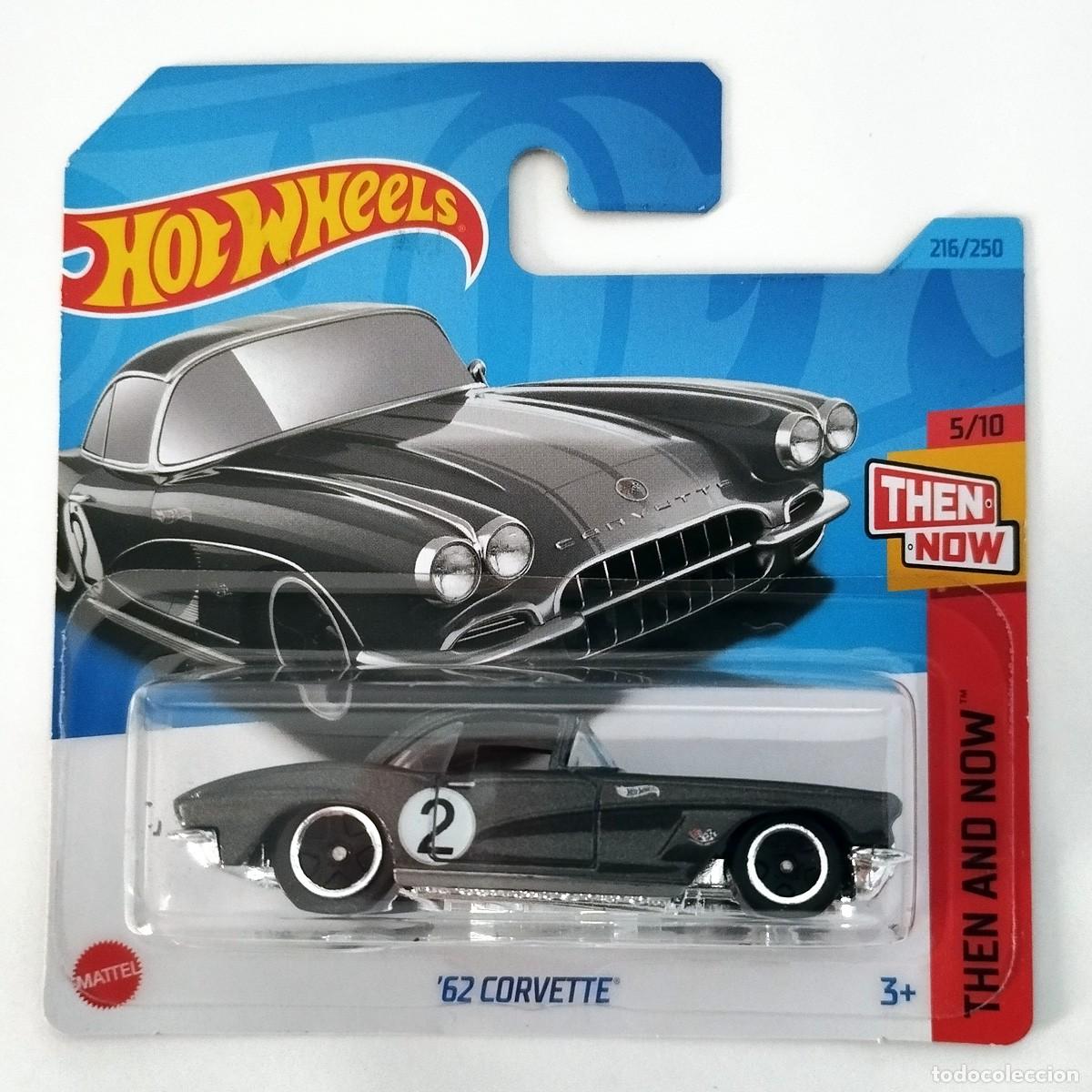 Coches a escala Hot Wheels: 62 Corvette Grey THEN AND NOW 2023-Hot Wheels