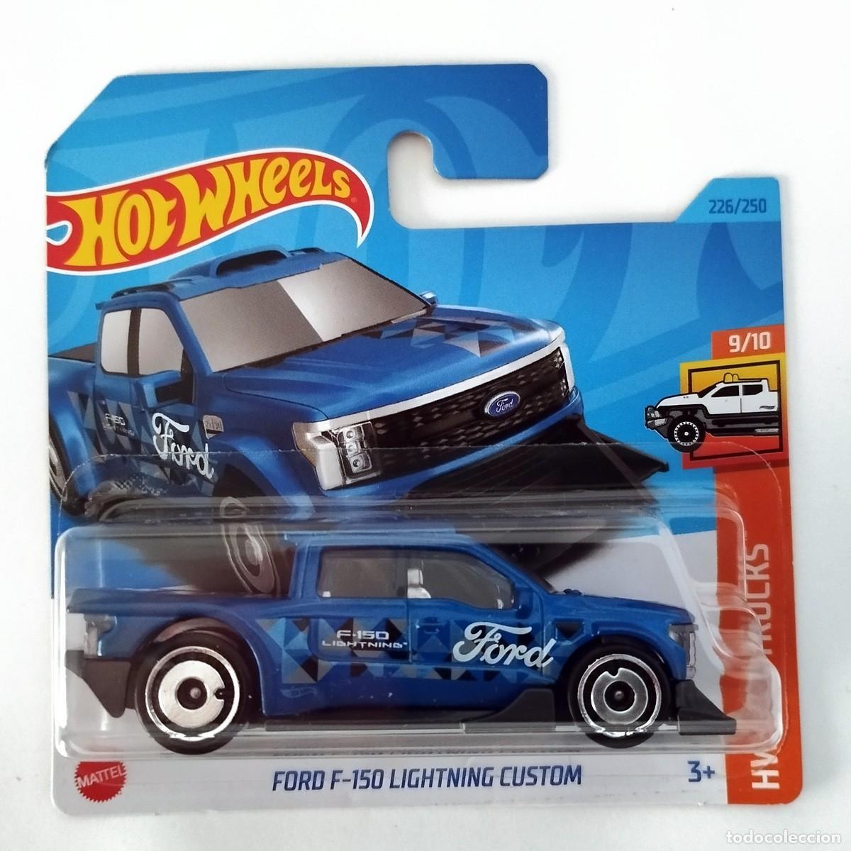 Modellautos Hot Wheels: Ford F-150 Lightning Custom Navy HW HOT TRUCKS 2023-Hot Wheels