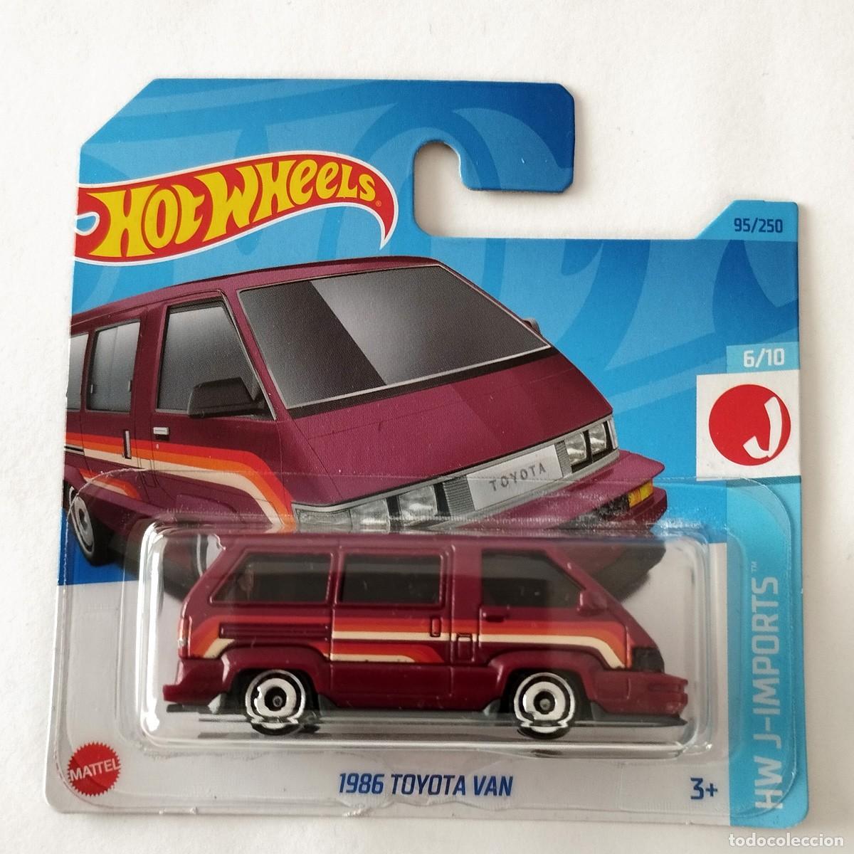 Model cars Hot Wheels: 1986 Toyota Van Garnet HW J-IMPORTS 2023-Hot Wheels