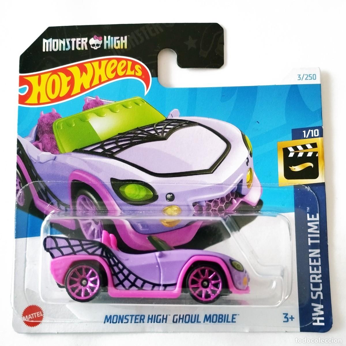 Coches a escala Hot Wheels: Monster High Ghoul Mobile HW SCREEN TIME 2024-Hot Wheels