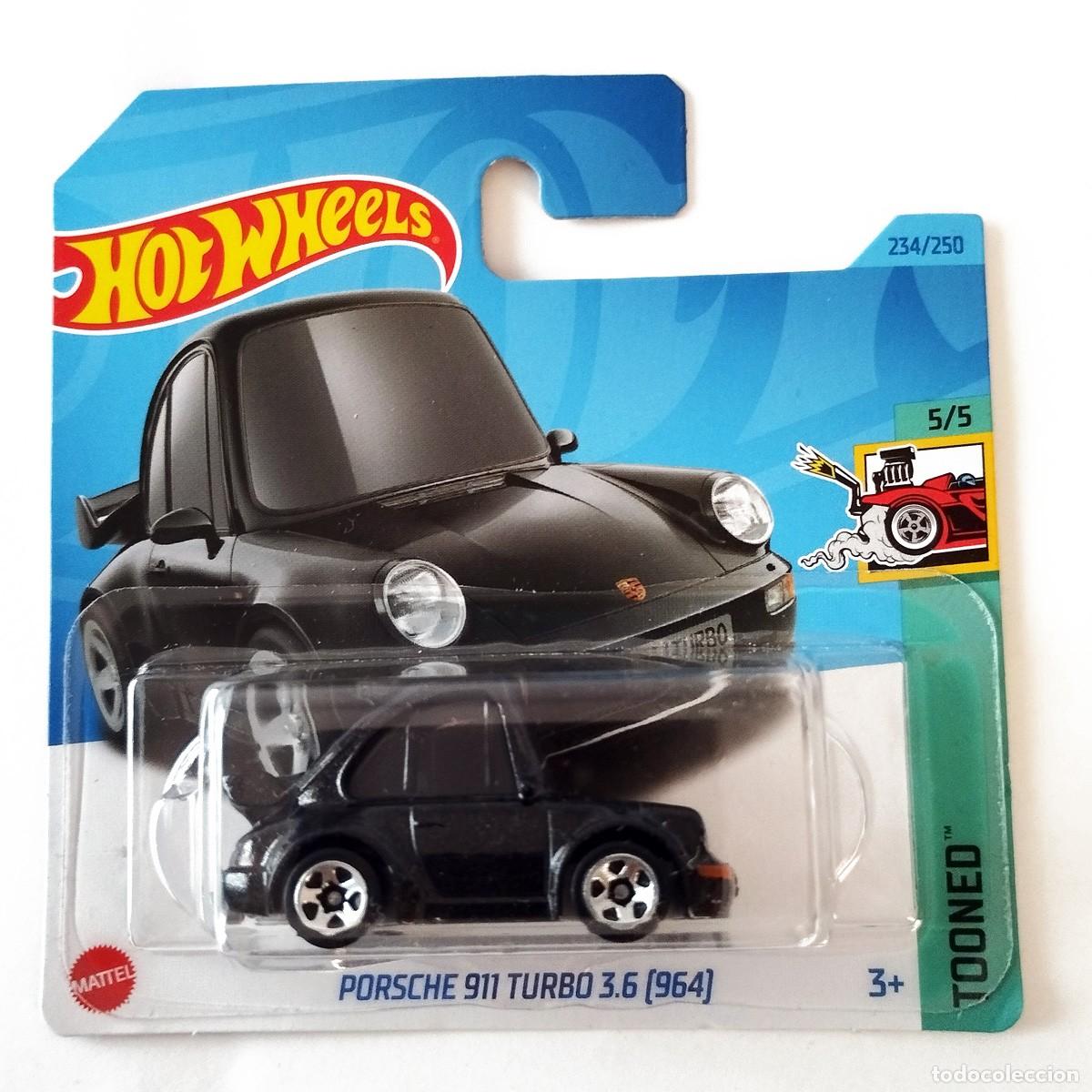 Coches a escala Hot Wheels: Porsche 911 Turbo 3.6 [964] Black TOONED 2023-Hot Wheels