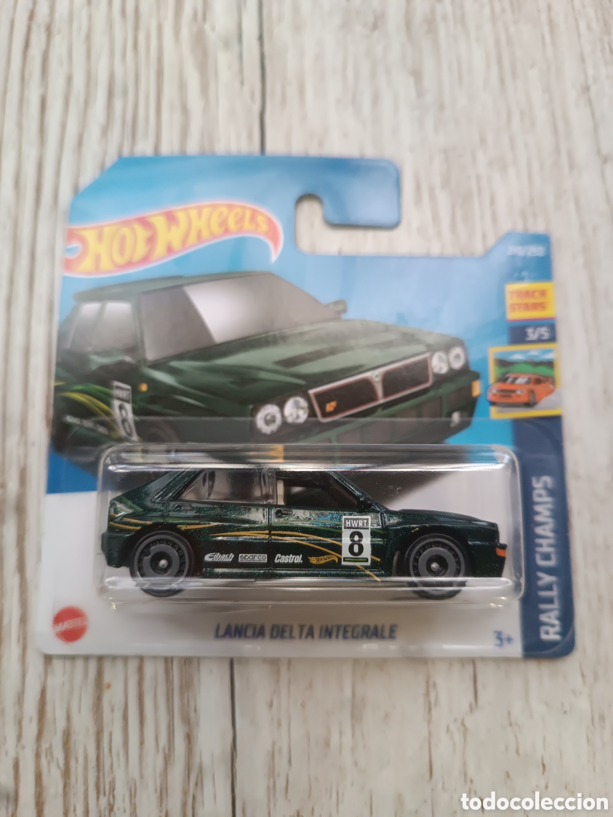 Modellautos Hot Wheels: HOT WHEELS LANCIA DELTA INTEGRALE VERDE (2). COCHE COLECCION 1/64 RALLY CHAMPS 2022.