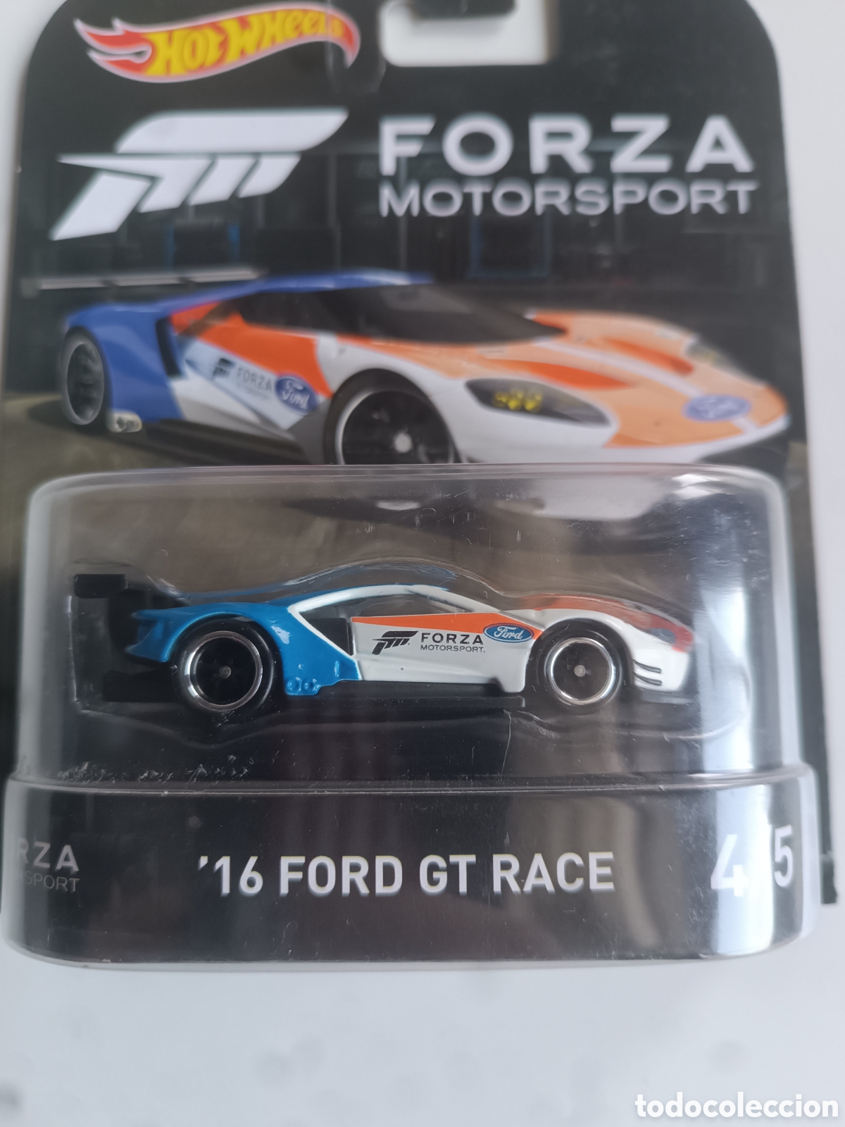 Modellautos Hot Wheels: HOT WHEELS PREMIUM '16 FORD GT RACE FORZA. COCHE COLECCION 1/64 FORZA MOTORSPORT 2017.