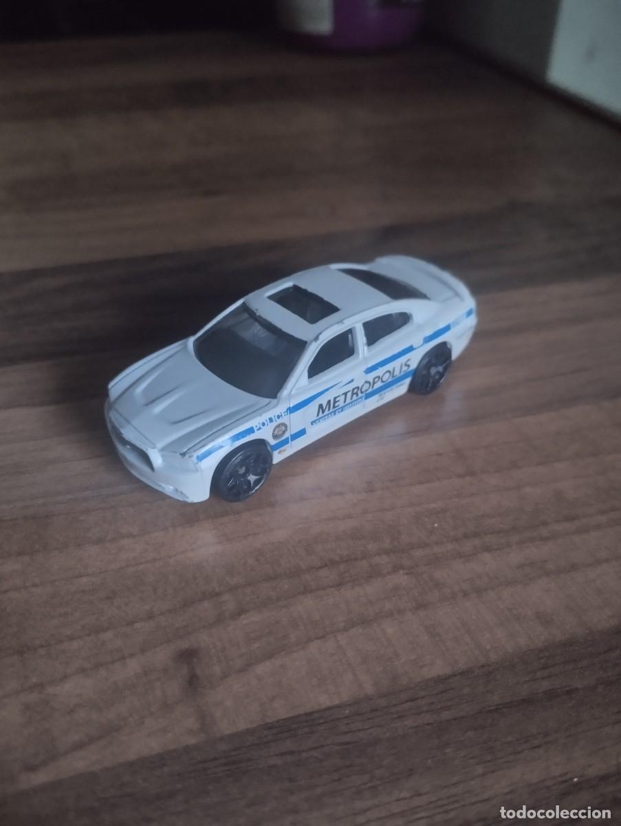 Coches a escala Hot Wheels: Hot wheels Dodge charguer superman police