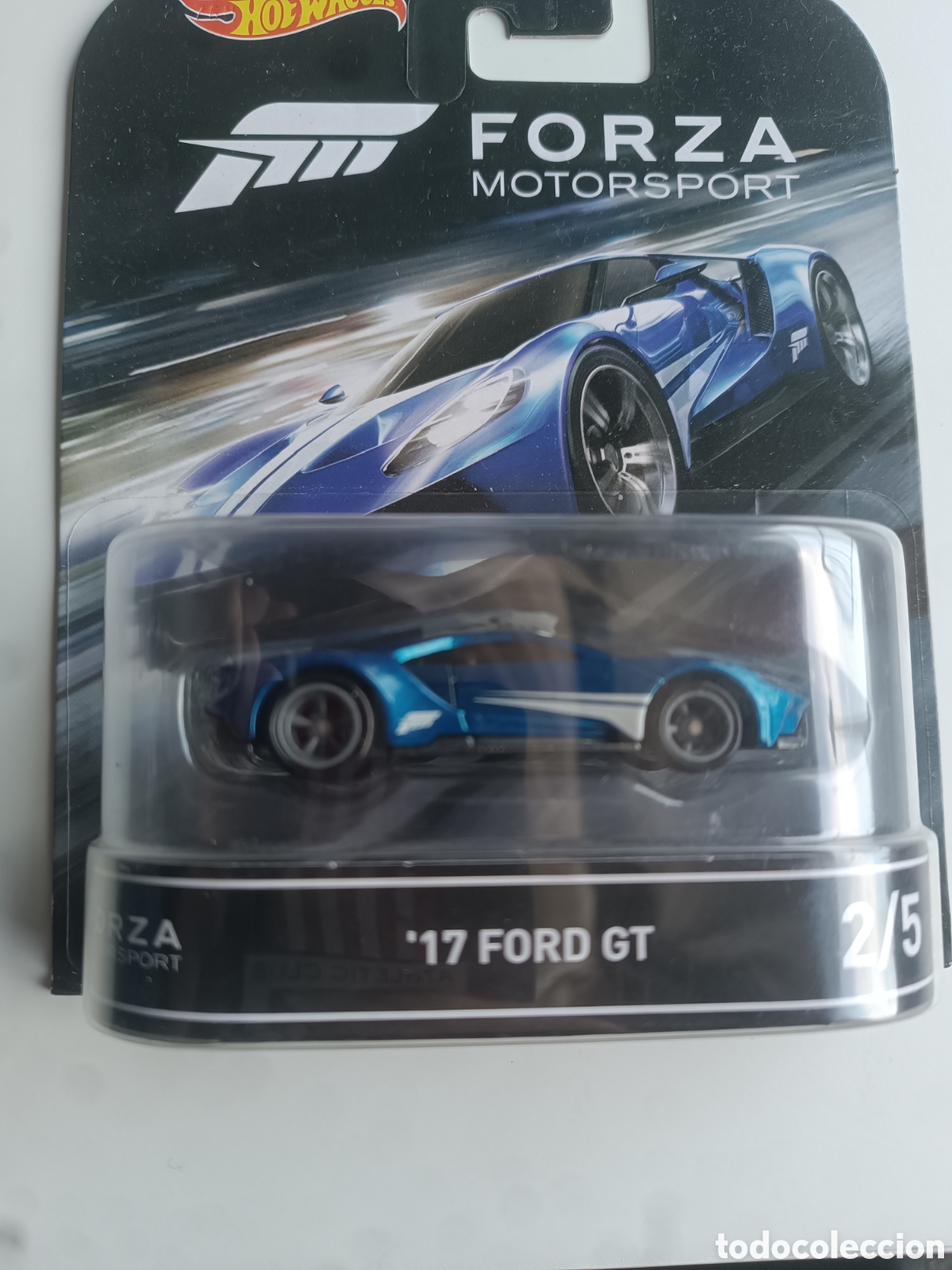 Model cars Hot Wheels: HOT WHEELS PREMIUM '17 FORD GT. COCHE COLECCION 1/64 FORZA MOTORSPORT.