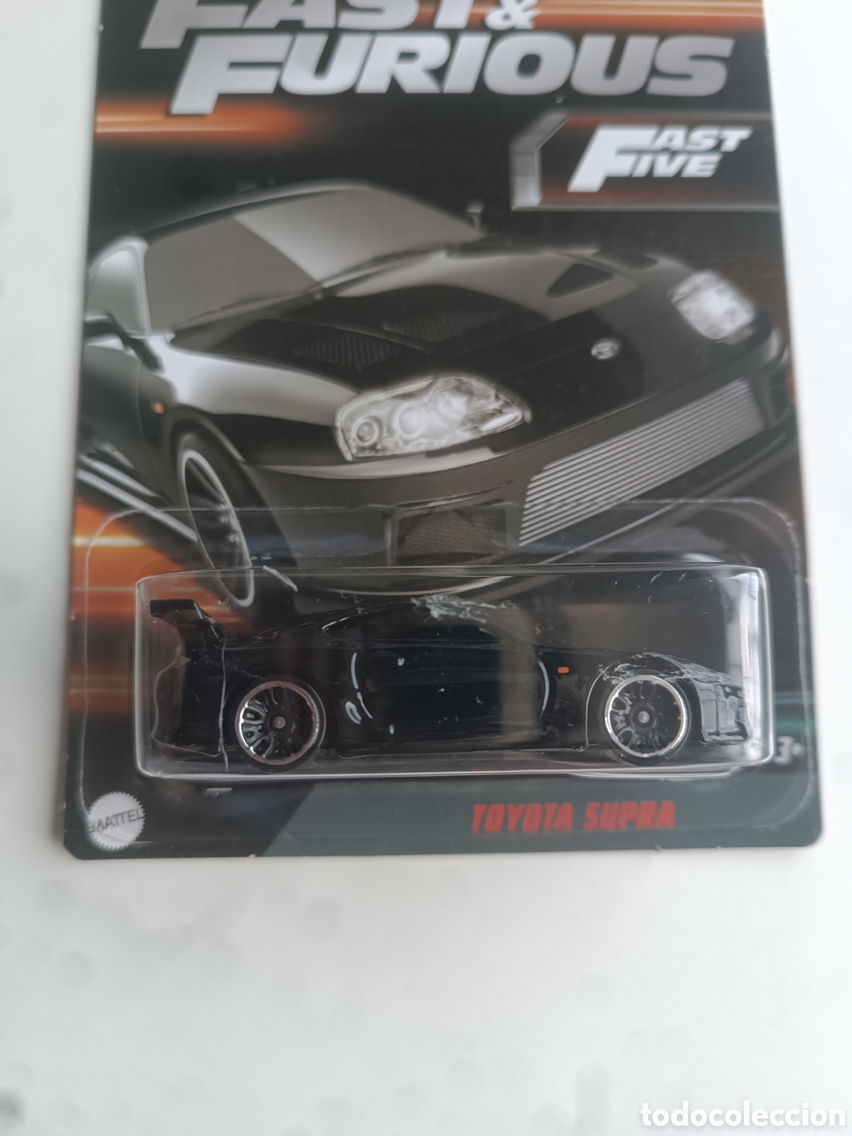 Model cars Hot Wheels: HOT WHEELS TOYOTA SUPRA NEGRO. COCHE COLECCION 1/64 FAST AND FURIOUS SERIES 1 2023.