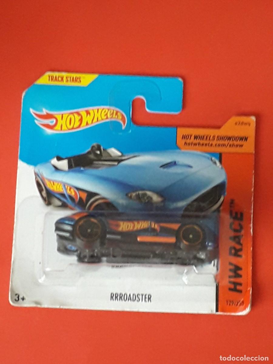 Hot Wheels HW Race Rrroadster Blue Die-Cast Car #129/250 - 2015 Collector Vehicle
