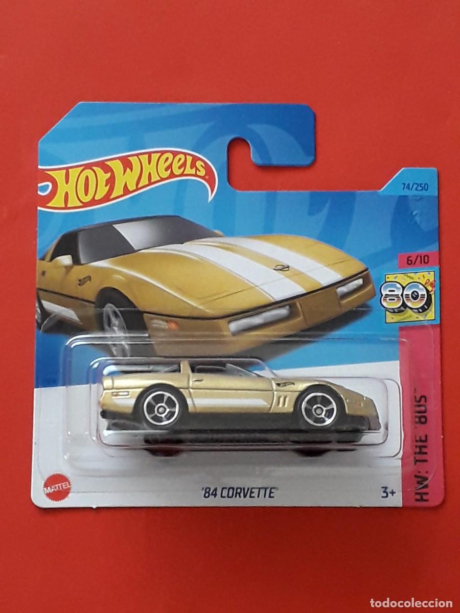 Model cars Hot Wheels: HOT WHEELS 2023 (74/250) - &acute;84 CORVETTE - NUEVO EN BLISTER - ESCALA 1/64